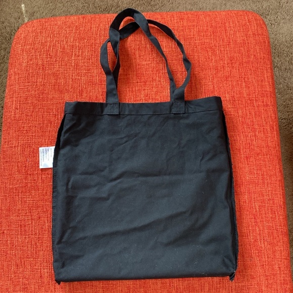 Evolution New York City Store Skull Skeleton Head Black Cotton Tote - Picture 4 of 8